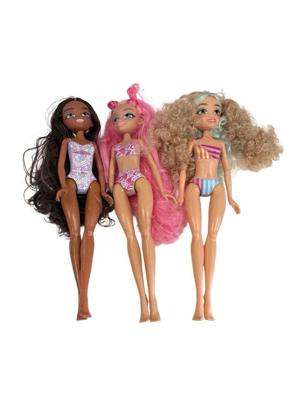 Lot of 3 Hairmazing Fantasy Fashion Dolls (Just Play)